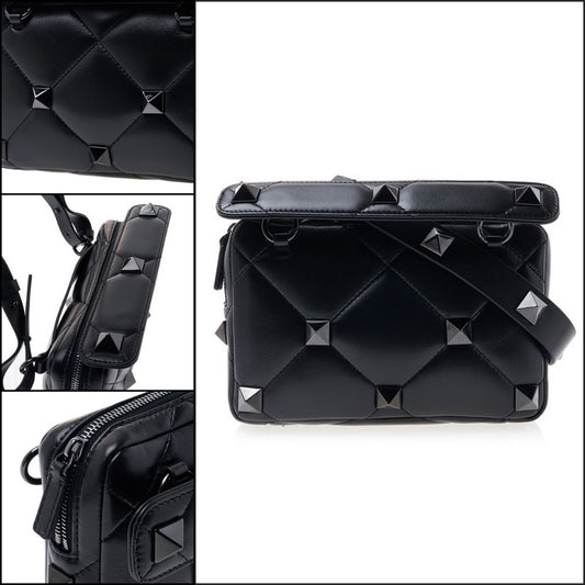【VALENTINO】Men's Rockstud Crossbody Bag