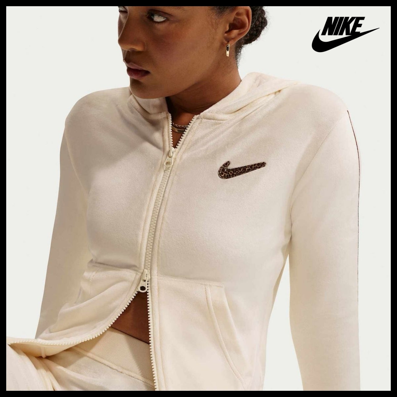 【NIKE】Sportswear Full-Zip Long Sleeve Hooded Top W