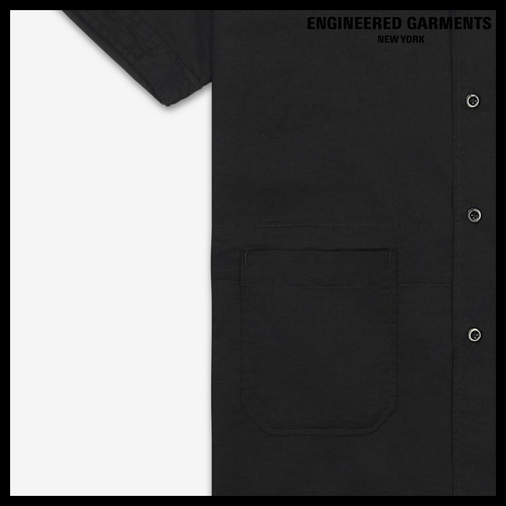 ◆Engineered Garments◆ キャンプシャツ ブラック 人気 売れ筋