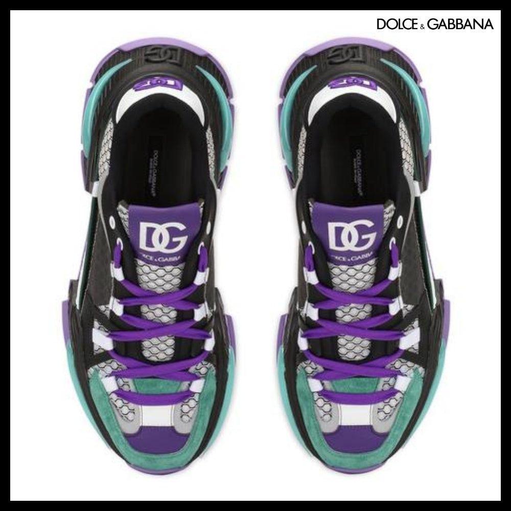 【Dolce & Gabbana】MIXED-MATERIAL AIRMASTER SNEAKERS 995