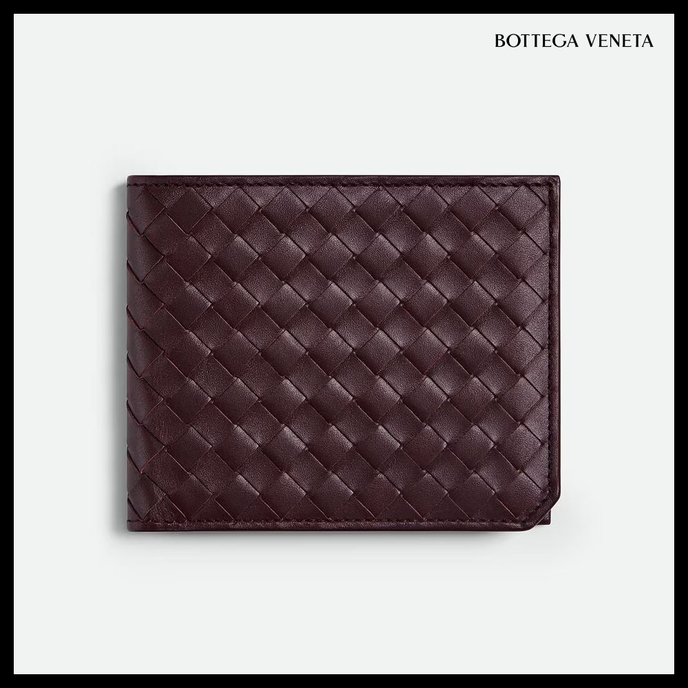【BOTTEGA VENETA】Intrecciato Piccolo Fold Wallet 5 Colors