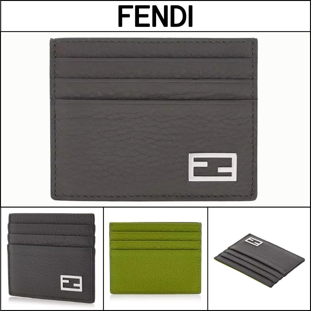 【Fendi】Men's Baguette Card Case Luxury Compact