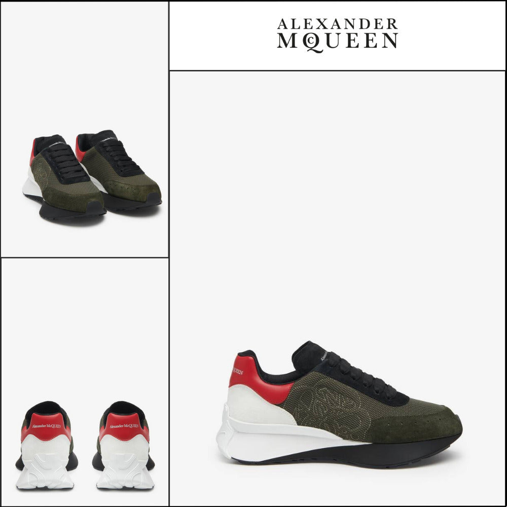 【Alexander Mcqueen】Men's Sprint Runner Khaki