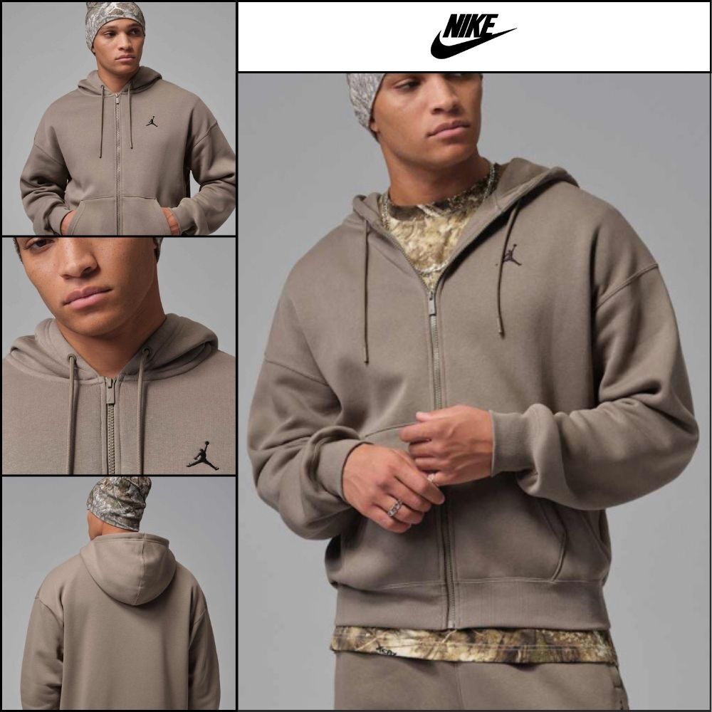 【NIKE】Brooklyn Fleece Oversized Full-Zip Hoodie M