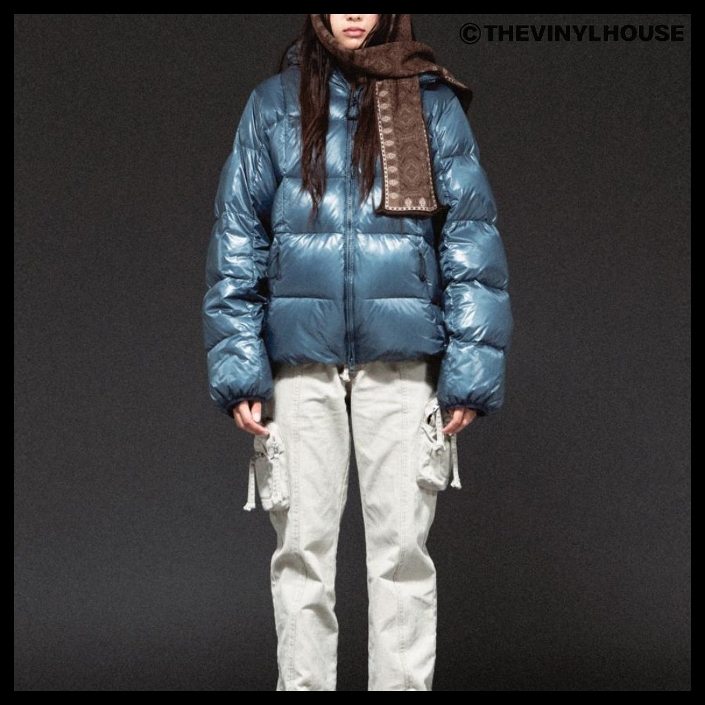 【THEVINYLHOUSE】Hooded duck down jacket (5 colors)