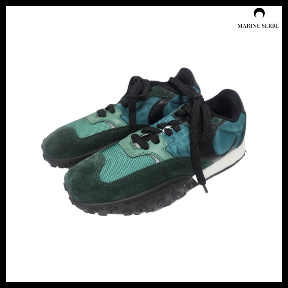 【MARINE SERRE】Women’s Green Moonwalk Sneakers