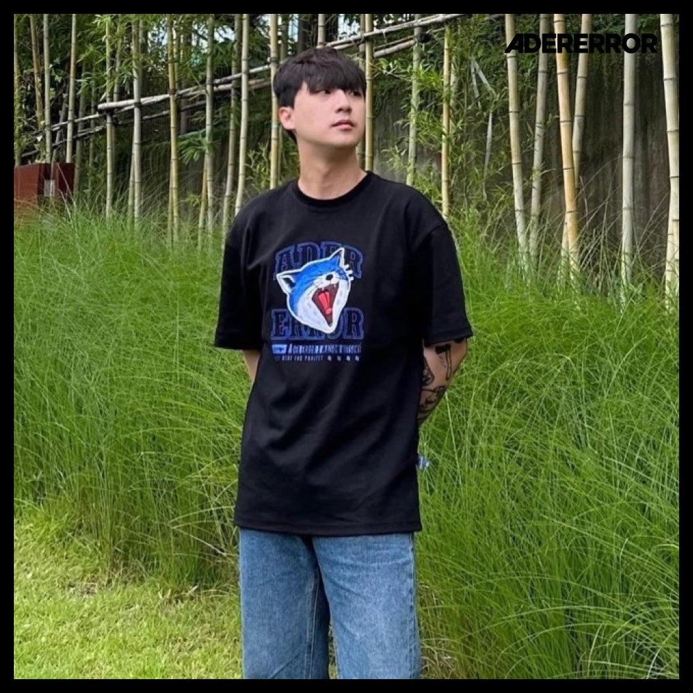 【Maison Kitsune x ADER ERROR】Yan Fox T-Shirt Black