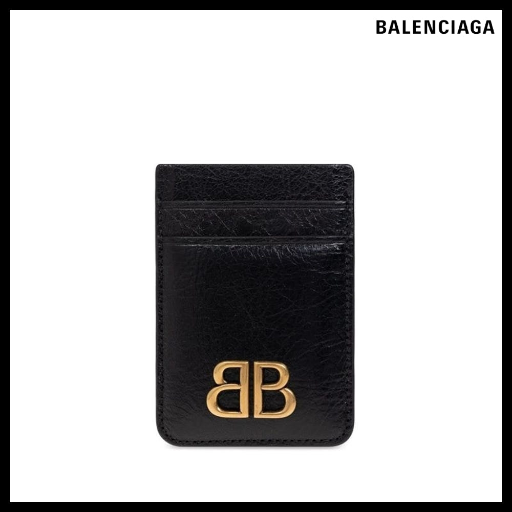 【BALENCIAGA】モナコ レザー カードウォレット