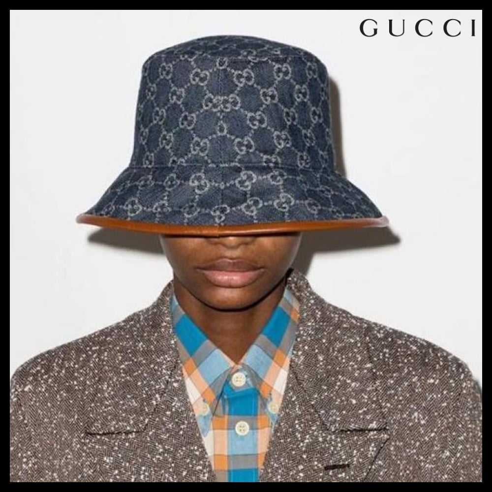 【GUCCI】GG Denim Bucket Hat