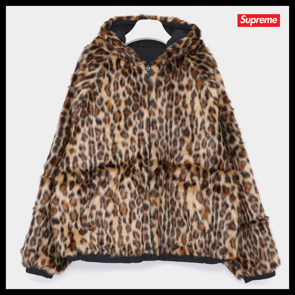 【100%正規品保証 Supreme】Fur Reversible Hooded Track Jacket