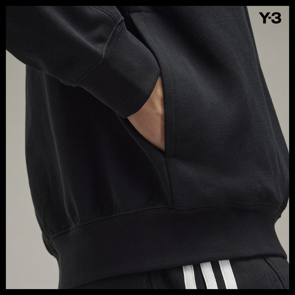 【Y-3】Hoodie Black Cutline Hoodi Black