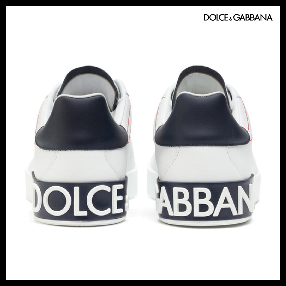 【Dolce & Gabbana】CALFSKIN NAPPA PORTOFINO SNEAKERS