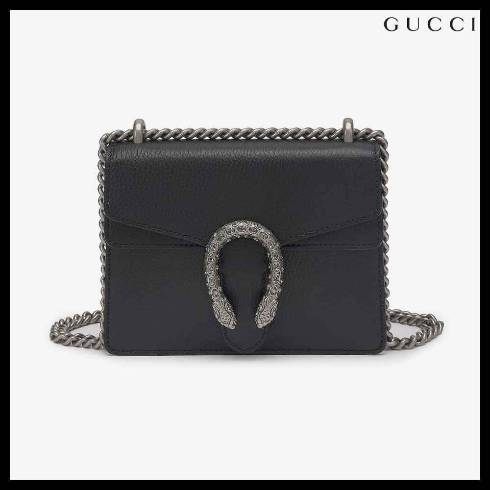 【GUCCI】Mini Dionysus Shoulder Bag Black