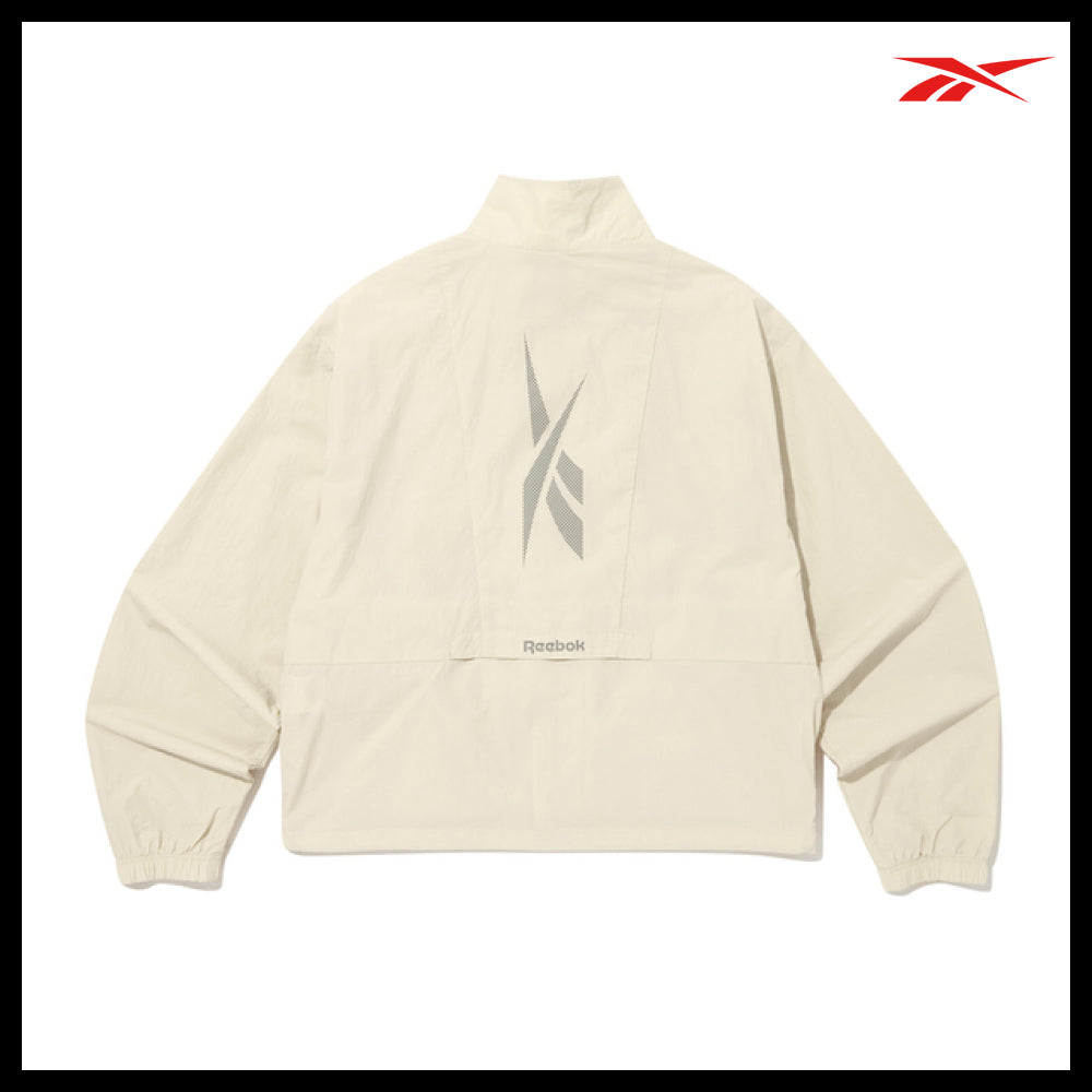 【REEBOK】Vector Flash Crop Windbreaker W Beige