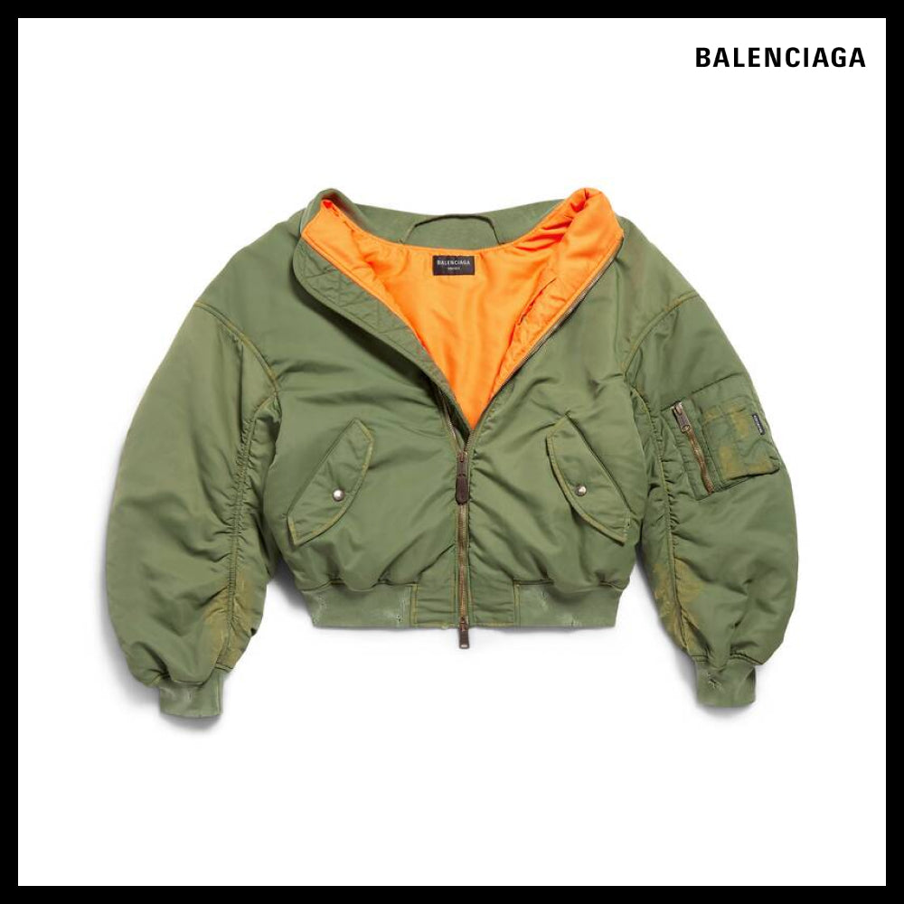 ★BALENCIAGAアウトレット セール ★OFF SHOULDER BOMBER