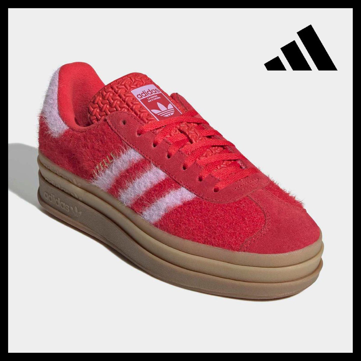 【ADIDAS】Gazelle Bold Red Pink