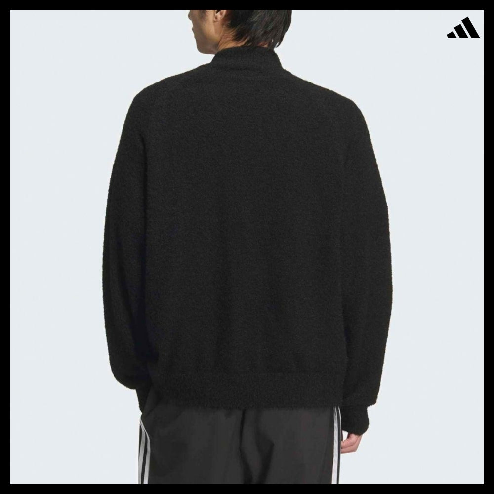 【ADIDAS】Knit Superstar Black Track Top Track Jacket