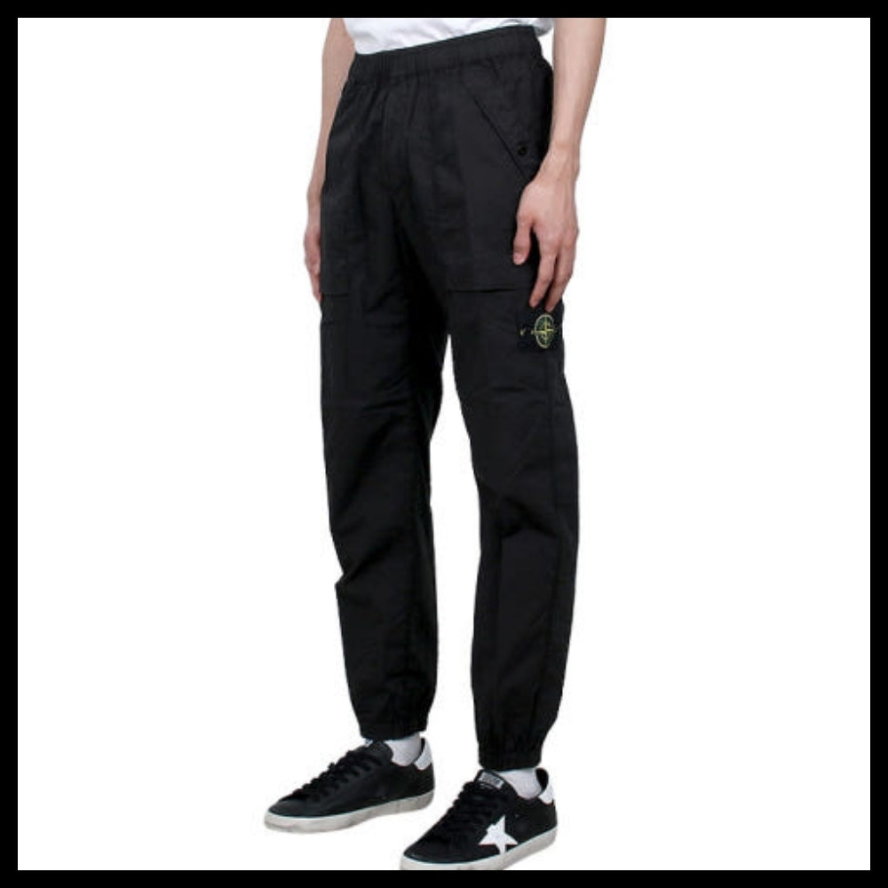 【STONE ISLAND】 Wappen Jogger Pants