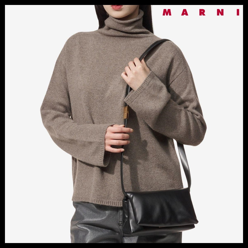 【MARNI】プリズマ スモール ショルダーバッグ - ブラック