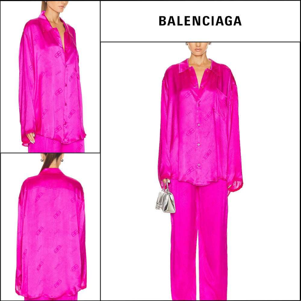 【BALENCIAGA】Minimal Shirt in Pink