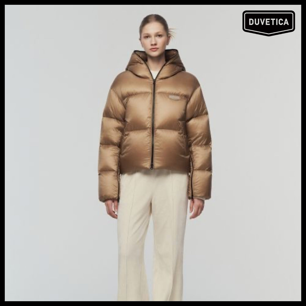 【DUVETICA】Bellatrix N Beige Womens Down Jacket