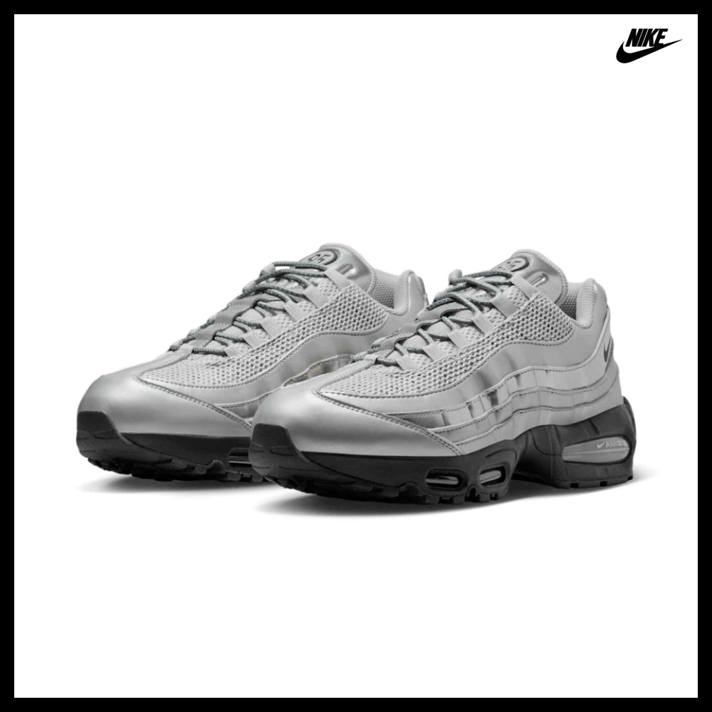 【NIKE】Air Max 95 Big Bubble M Metallic Silver Black