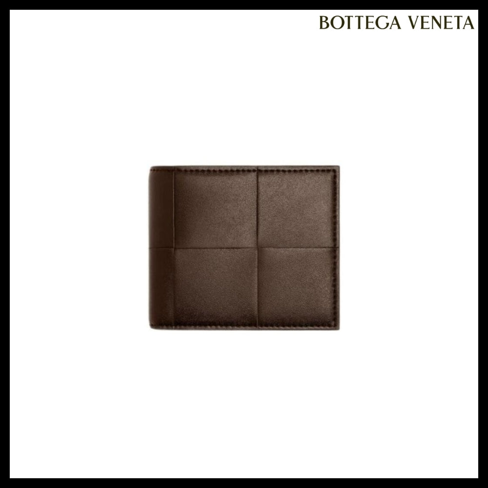 【BOTTEGA VENETA】Cassette Coin Bi-Fold Wallet Light Brown