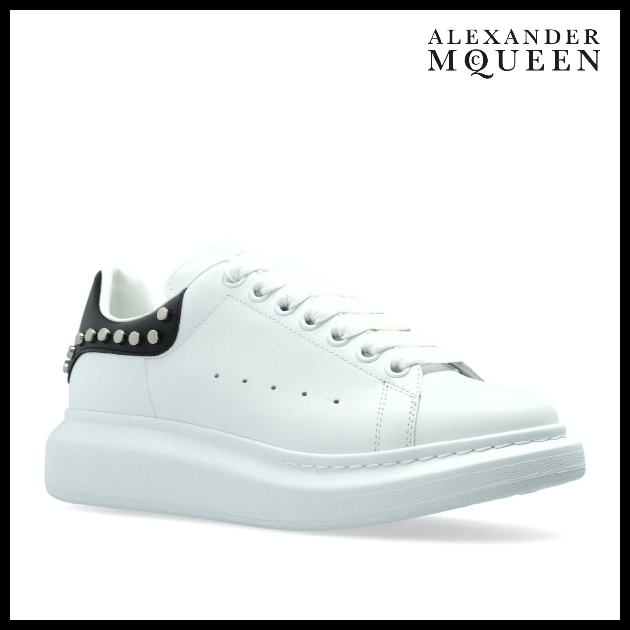 【Alexander Mcqueen】Oversized White Black Sneaker