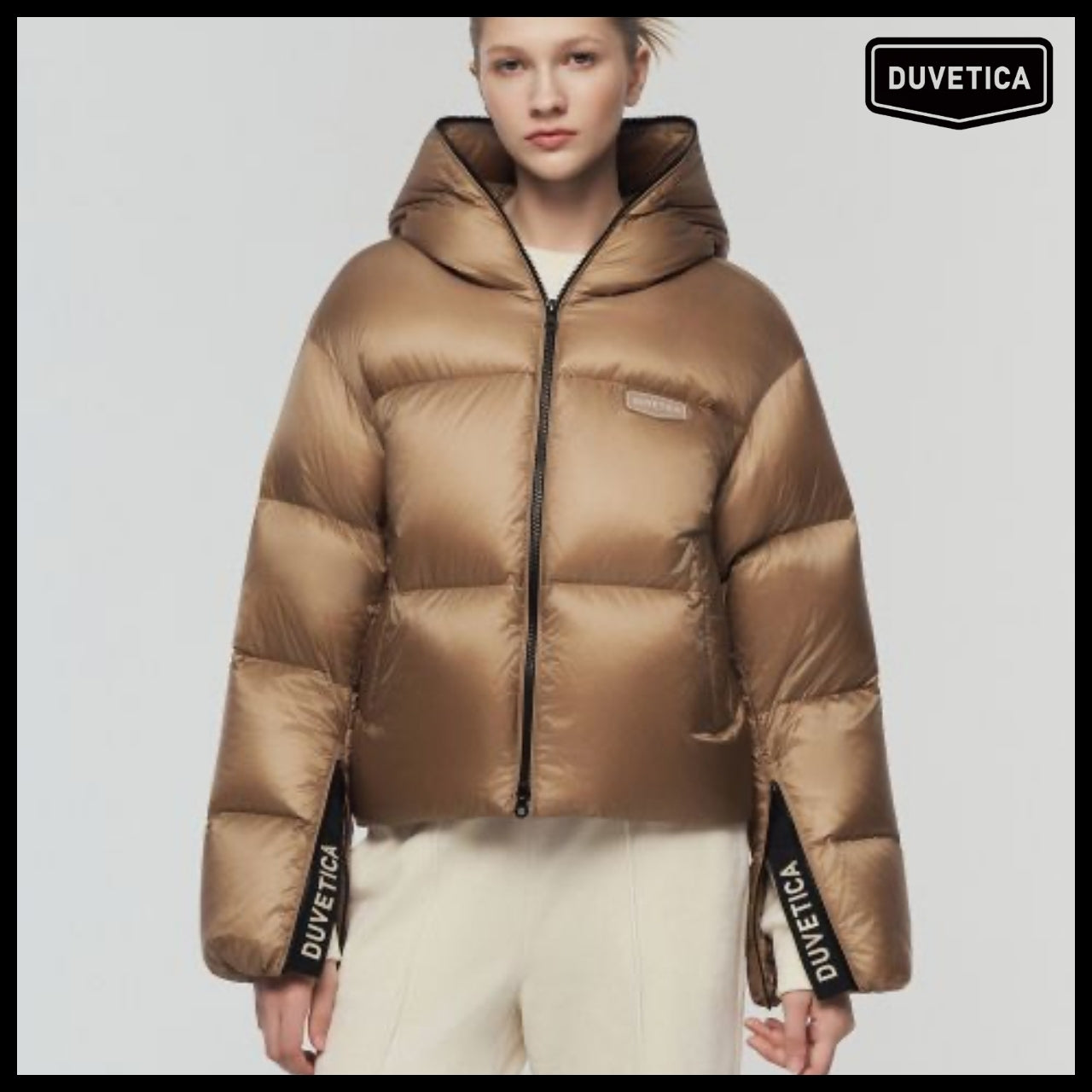 【DUVETICA】Bellatrix N Beige Womens Down Jacket