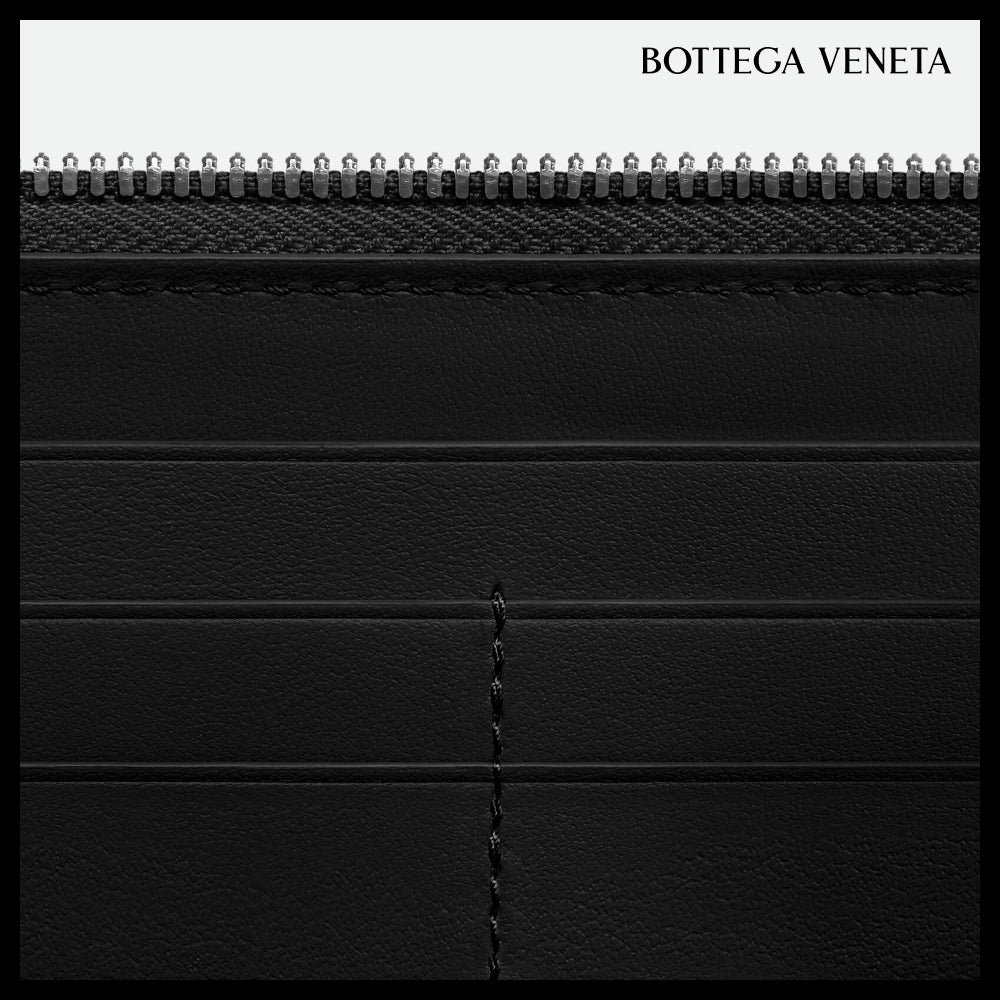 【韓国百貨店 BOTTEGA VENETA】Intrecciato Zip-Around Wallet