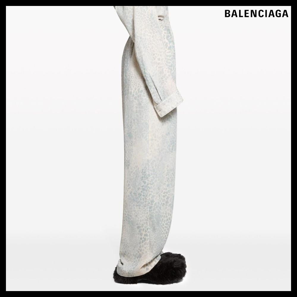 【BALENCIAGA】Bleached Leo Fluid Tracksuit Pants