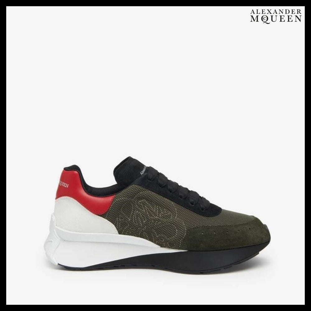 【Alexander Mcqueen】Men's Sprint Runner Khaki