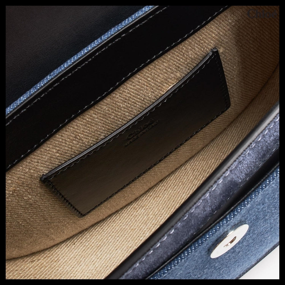 【Chloe】Tess Small Shoulder Bag Denim