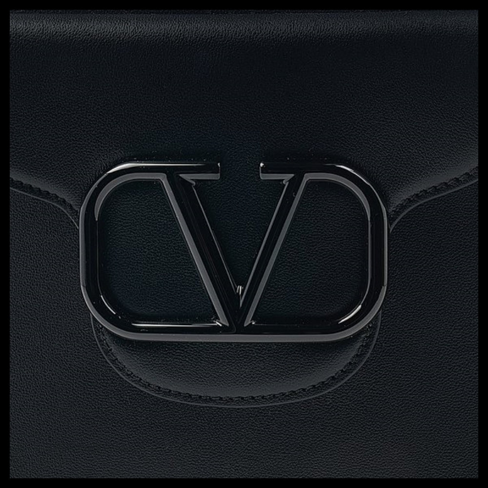 【VALENTINO】Signature V Logo Shoulder Bag