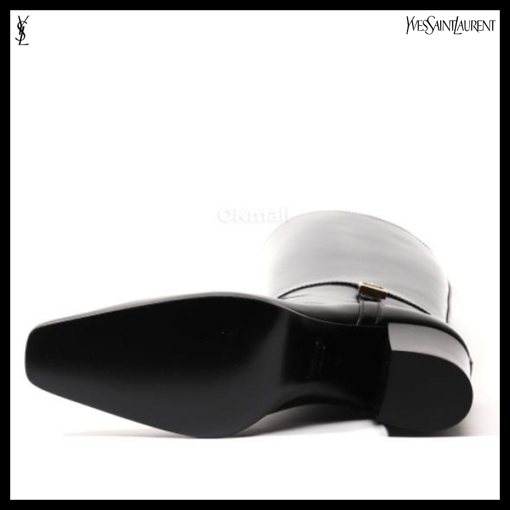 【SAINT LAURENT PARIS】Smooth Leather JULIA Boots