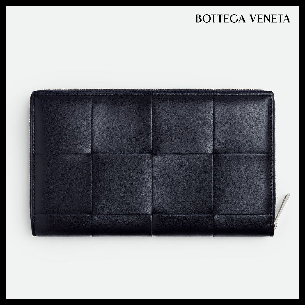 【韓国百貨店 BOTTEGA VENETA】Intrecciato Zip-Around Wallet