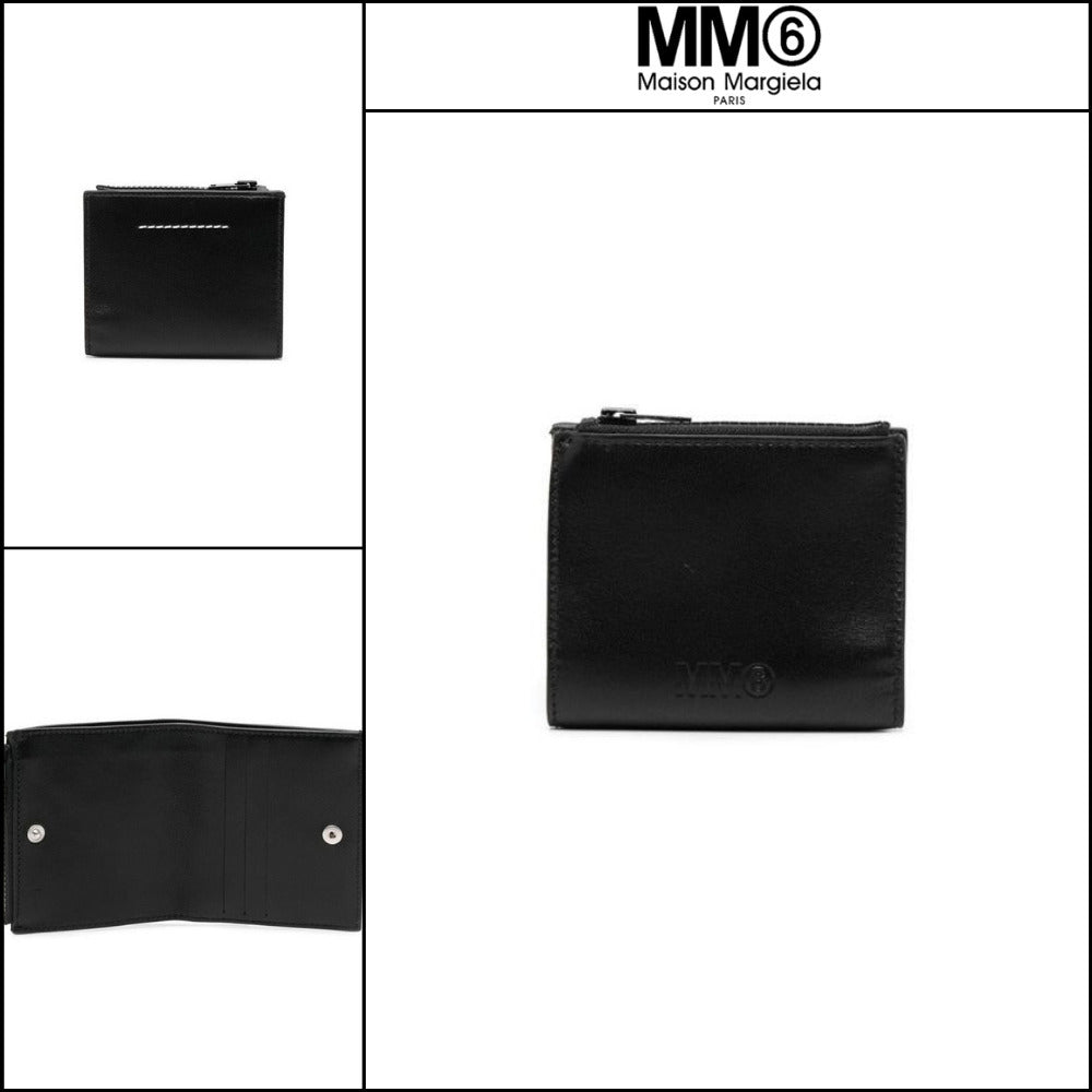 【MM6 MAISON MARGIELA】MM6 Logo Zip Wallet