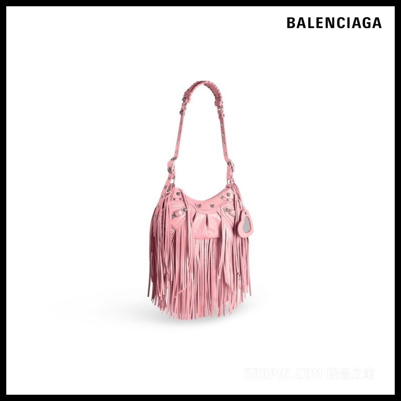 【BALENCIAGA 】Le Cagole XS Shoulder Bag Fringes