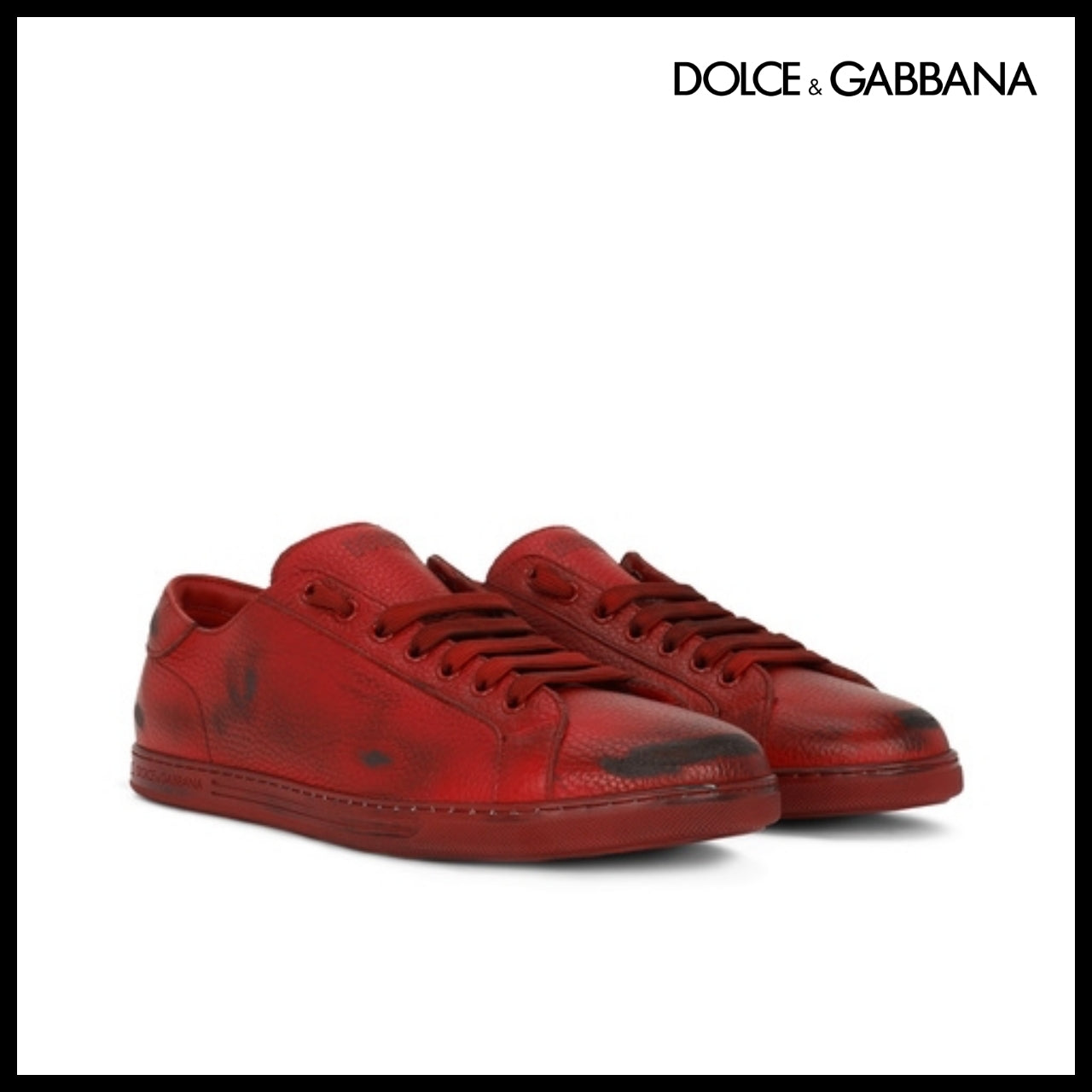 【Dolce & Gabbana】SAINT TROPEZ DEERSKIN SNEAKERS