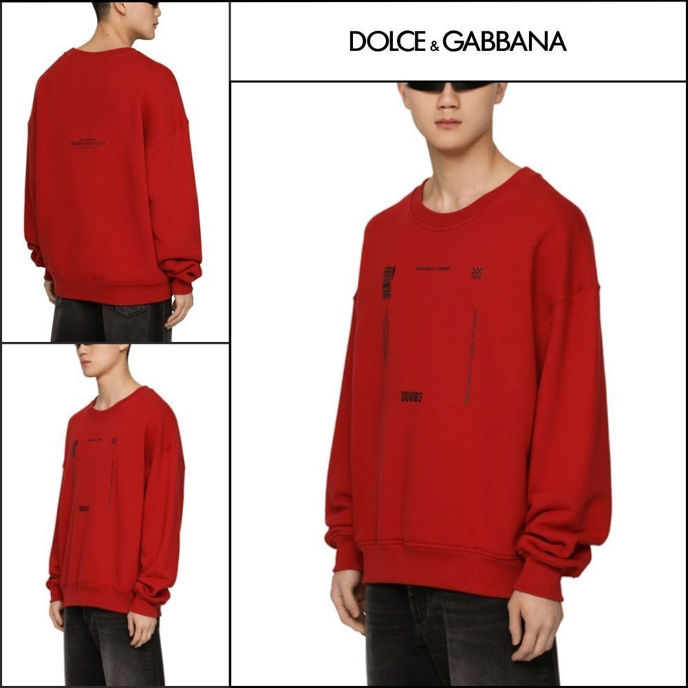 【Dolce&Gabbana】JERSEY SWEATSHIRT DGVIB3 PRINT LOGO