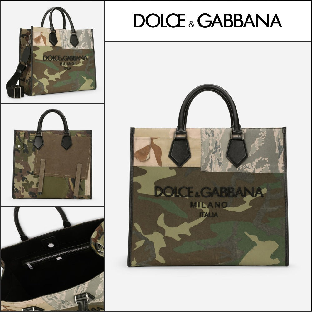 【アウトレット 正規品】Dolce & Gabbana - Camo Logo Print