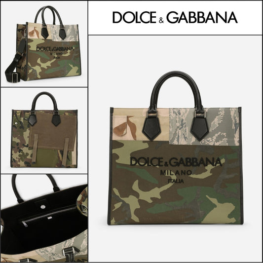 【アウトレット 正規品】Dolce & Gabbana - Camo Logo Print