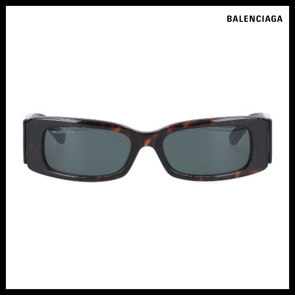 ★BALENCIAGAアウトレットセール★Rectangle Havana Sunglasses