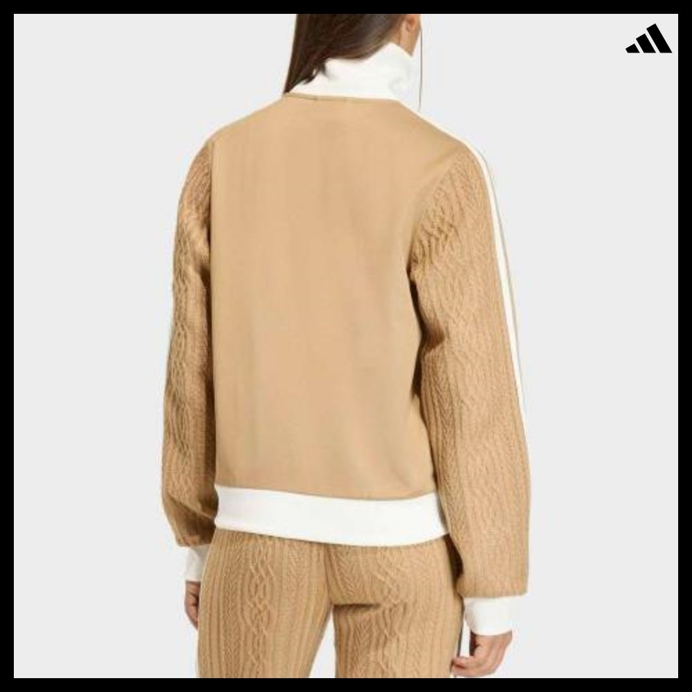 【ADIDAS】Knit Beckenbauer Brown Track Top Track Jacket