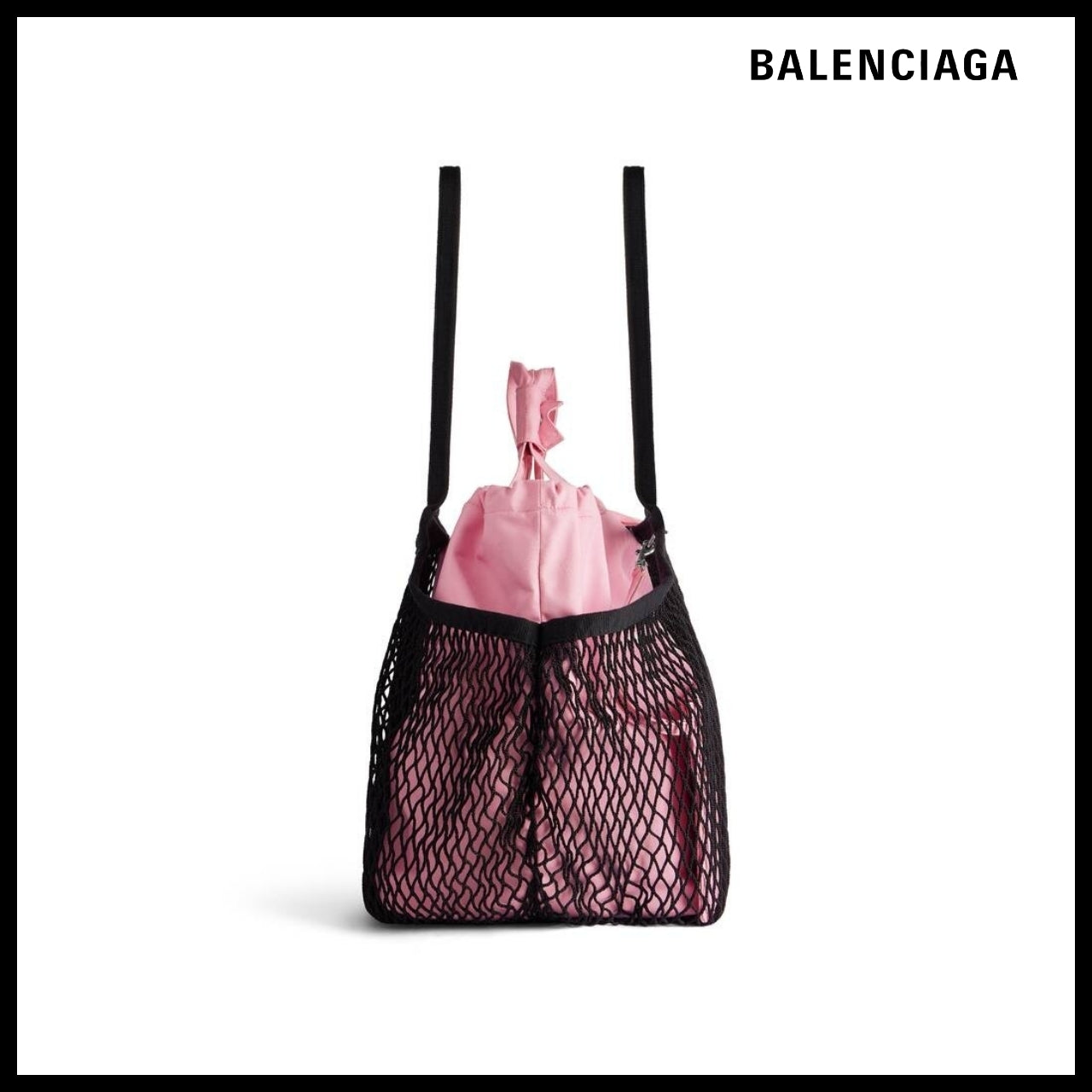 【BALENCIAGA】24/7 Large Tote Bag in Pink Black