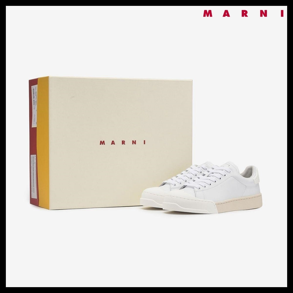 【MARNI】Dada Bumper Sneakers Lily White