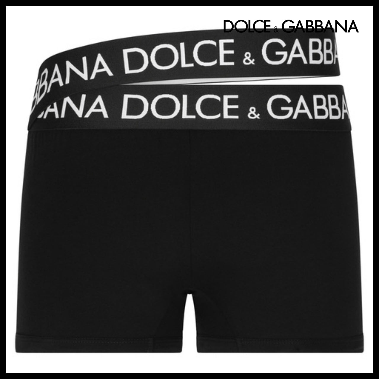 【Dolce & Gabbana】TWO-WAY STRETCH JERSEY BOXERS WITH DUAL