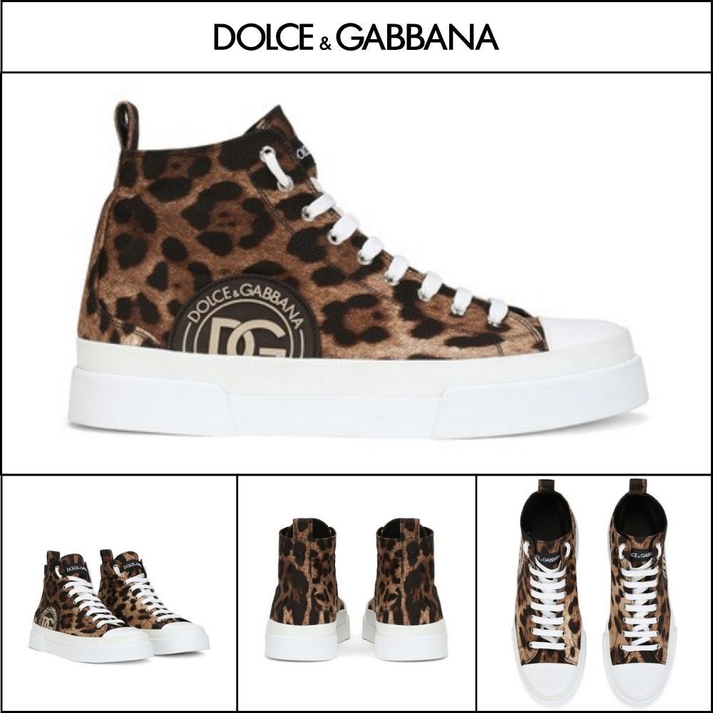 【Dolce & Gabbana】DRILL PORTOFINO LIGHT MID-TOP SNEAKERS