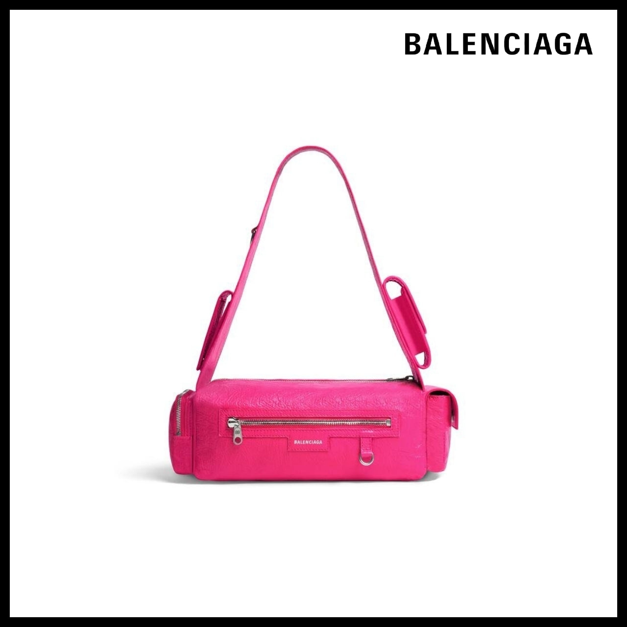 【BALENCIAGA】Superbusy XS Sling Bag Bright Pink