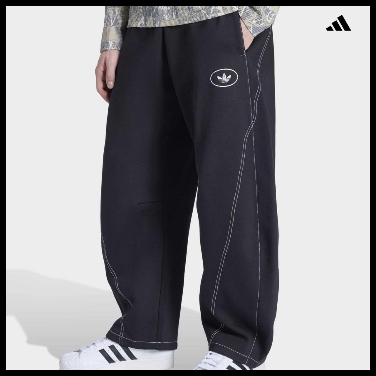 【ADIDAS】Shoemaker Graphic Fleece Pants (2 Colors)